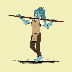 Part of an art trade by Aardgar