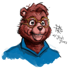 Part of an art trade by Ben Bonser